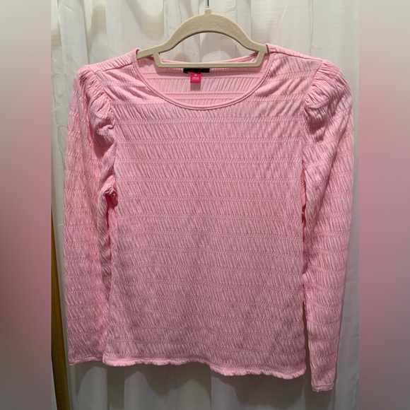 Vince Camuto Pink Puff Shoulder Long Sleeve - Picture 2 of 5